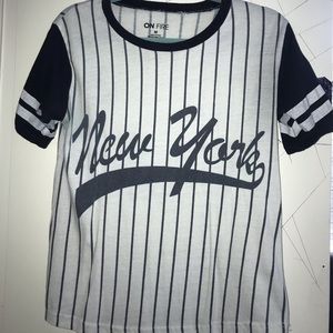 New York baseball designed t shirt